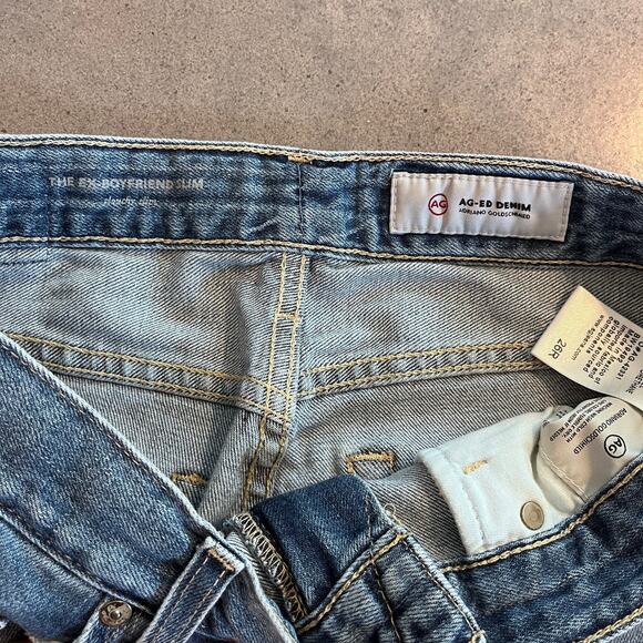 Adriano Goldschmied AG ED Denim ankle cropped straight leg women 26 regular pant - Picture 4 of 6